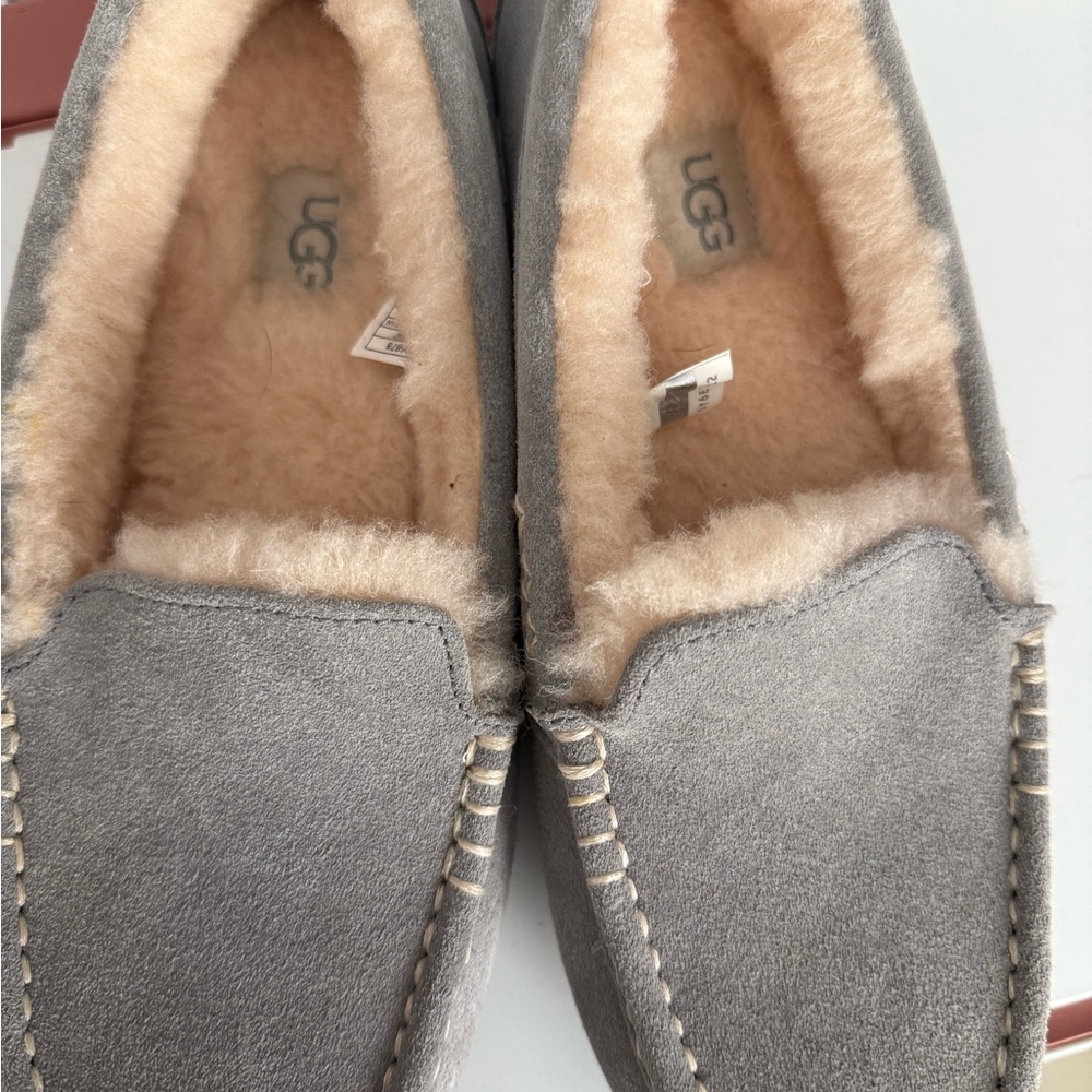 UGG women  Gray Suede Loafers